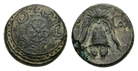 Kings of Macedon, Alexander III ‘the Great’. Ae, 2.17 g 12.59 mm. 336-323 BC.