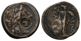 Seleukid Kingdom, Seleukos I Nikator. Ae, 5.58 g 22.95 mm. 312-281 BC.