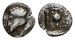 Asia Minor, Uncertain. AR Hemiobol, 0.28 g 7.31 mm. Circa 5th century BC.