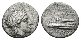 Bithynia, Kios. AR Hemidrachm, 2.38 g 14.75 mm. Circa 345-315 BC.