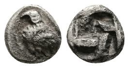 Troas, Abydos. AR Diobol, 1.20 g 9.60 mm. Late 6th-early 5th centuries BC.