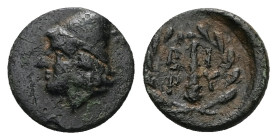 Troas, Birytis. Ae. 1.27 g 12.45 mm. 4th-3rd centuries BC.