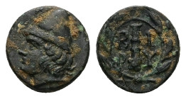 Troas, Birytis. Ae. 1.32 g 10.91 mm. 4th-3rd centuries BC.