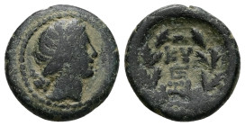 Mysia, Kyzikos. Ae, 5.58 g 19.49 mm. 2nd-1st century BC.