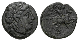 Ionia, Kolophon. Ae, 4.61 g 17.30 mm. Circa 320-294 BC.