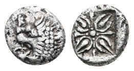 Ionia, Miletos. AR Obol or Hemihekte, 0.96 g 9.72 mm. Late 6th-early 5th centuries BC.