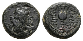Lydia, Sardes. Ae, 4.10 g 14.41 mm. 2nd-1st centuries BC.