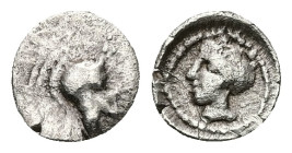 Lycia, Xanthos. AR Hemiobol, 0.30 g 8.36 mm. Circa 400-300 BC.