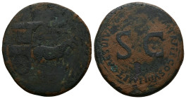 Julia Augusta (Livia), AD 14-29. AE, Sestertius. 24.68 g. 35.19 mm. Rome.