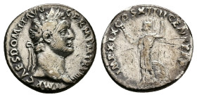 Domitian, AD 81-96. AR, Denarius. 3.07 g. 18.61 mm. Rome.