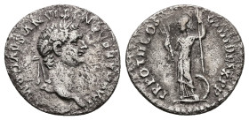 Domitian, AD 81-96. AR, Denarius. 3.23 g. 19.71 mm. Rome.