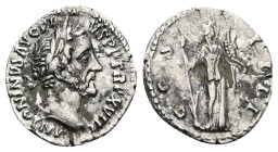 Antoninus Pius, AD 138-161. AR, Denarius. 2.66 g. 18.85 mm. Rome.