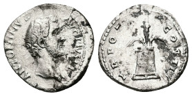 Antoninus Pius, AD 138-161. AR, Denarius. 3.09 g. 18.43 mm. Rome.