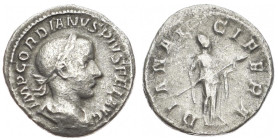 Gordian III, 238-244 AD. AR, Denarius. 2.51 g. 19.08 mm. Rome.