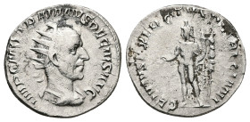 Trajan Decius, AD 249-251. AR, Antoninianus. 3.38 g. 21.24 mm. Rome.