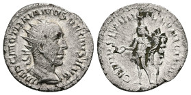 Trajan Decius, AD 249-251. AR, Antoninianus. 3.96 g. 24.59 mm. Rome.