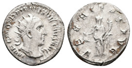 Trajan Decius, AD 249-251. AR, Antoninianus. 4.12 g. 21.88 mm. Rome.