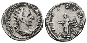 Trebonianus Gallus, AD 251-253. AR, Antoninianus. 3.74 g. 22.40 mm. Rome.