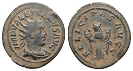 Valerian I, AD 253-260. AE, Antoninianus. 2.81 g. 23.59 mm. Antioch.