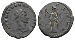 Claudius II Gothicus, AD 268-270. AE. Antoninianus. 3.50 g. 21.42 mm. Rome.