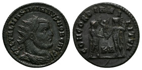 Maximianus, AD 286-305. Antoninianus. 2.56 g. 21.15 mm. Kyzikos.