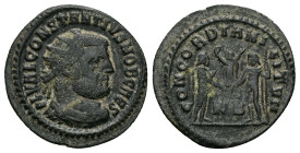 Constantius I as Caesar, AD 293-305. AE. 2.85 g. 23.35 mm. Kyzikos.