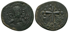 Anonymous Follis, Class I. Nicephorus III Botaniates, AD 1078-1081. AE, Follis. 4.16 g. 24.77 mm. Constantinople.