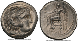 MACEDONIAN KINGDOM. Alexander III the Great (336-323 BC). AR tetradrachm (26mm, 17.23 gm, 11h). NGC Choice XF 5/5- 4/5. Late lifetime-early posthumous...