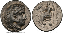 MACEDONIAN KINGDOM. Alexander III the Great (336-323 BC). AR tetradrachm (26mm, 17.16 gm, 11h). NGC Choice VF 5/5 - 4/5. Late lifetime-early posthumou...