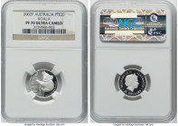 Elizabeth II platinum Proof "Koala" 25 Dollars 2002-P PR70 Ultra Cameo NGC, Perth mint, KM923. HID09801242017 © 2023 Heritage Auctions | All Rights Re...