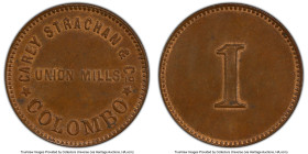 Colombo. Carey Strachan & Co. copper Penny Plantation Token ND (c. 1873) AU58 PCGS, Prid-14. HID09801242017 © 2023 Heritage Auctions | All Rights Rese...