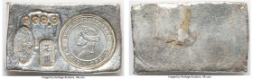 British Colony. Shanghai Specie Office silver Ingot ND (c. 1970s) AU (Residue), KM-XB13. 51x31mm. 145.98gm. An intriguing ingot issue with an anachron...