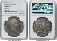 Ferdinand VII 8 Reales 1813 LM-JP AU Details (Cleaned) NGC, Lima mint, KM117.1. HID09801242017 © 2023 Heritage Auctions | All Rights Reserved
