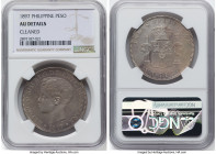 Spanish Colony. Alfonso XIII Peso 1897 SG-V AU Details (Cleaned) NGC, Manila mint, KM154, Cal-122. HID09801242017 © 2023 Heritage Auctions | All Right...