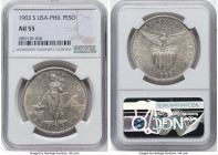 USA Administration Peso 1903-S AU55 NGC, San Francisco mint, KM168. HID09801242017 © 2023 Heritage Auctions | All Rights Reserved