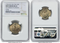 USA Administration Pair of Certified Mint Errors NGC, 1) Mint Error - Struck on Foreign Planchet 50 Centavos ND (1944-1945) MS65. 4.9gm. 2) Mint Error...