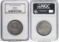 Ferdinand VII 4 Reales 1811-SG MS64 NGC, Valladolid mint, KM453.2. A pleasing piece with muted luster and gunmetal hues. HID09801242017 © 2023 Heritag...