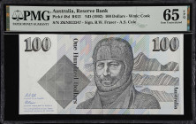 AUSTRALIA. Lot of (10). Reserve Bank of Australia. 100 Dollars, ND (1992). P-48d. R613. PMG Gem Uncirculated 65 EPQ to 66 EPQ.
A lovely grouping of e...