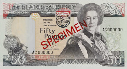 JERSEY. Lot of (34) Treasury of the States of Jersey. 1, 5, 10, 20 & 50 pounds, ND (1989-2018). P-Various.
34 pieces in lot. A group of uncirculated ...