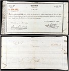 1838. Isabel II. Tesoro Público. 50 reales. (Ed. publica el mismo ejemplar en la pág. 6 y lo describe por error como del año 1836, formando parte de l...