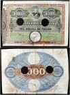 (1856). Banco de Málaga. 1000 reales de vellón. (Ed. A107) (Ed. 111) (Filabo 10MA) (Ruiz y Alentorn 541) (Pick S334). (24 de septiembre). II emisión. ...
