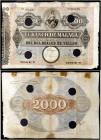 (1856). Banco de Málaga. 2000 reales de vellón. (Ed. A108) (Ed. 112) (Filabo 11MA) (Ruiz y Alentorn 542) (Pick S335). (24 de septiembre). II emisión. ...