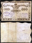 1857. Banco de Valladolid. 100 reales de vellón. (Ed. A122) (Ed. 131) (Filabo 1VA) (Ruiz y Alentorn 550) (Pick S431). 1 de agosto. Serie A. Cuatro fir...