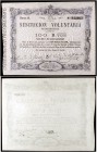 1870. La Tour de Peilz. 100 reales de vellón. (Ed. A205) (Ed. 196) (Filabo 10CR) (Ruiz y Alentorn 954). 30 de mayo. Serie A. I emisión. Sello en seco....
