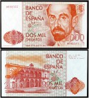 1980. 2000 pesetas. (Ed. E5) (Ed. 479) (Filabo 289). 22 de julio, Juan Ramón Jiménez. Sin serie, nº 0002577. S/C.
