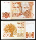 1980. 200 pesetas. (Ed. E6) (Ed. 480) (Filabo 290) (Pick 156). 16 de septiembre, Clarín. Sin serie. S/C.