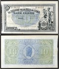 1891. El Tesoro de la Isla de Cuba. 10 pesos. (Ed. CU61) (Ed. 64) (Filabo 62CU). 12 de agosto. Sin firmas. Puntito de aguja. Raro así. EBC-.