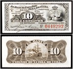 1897. Banco Español de la Isla de Cuba. 10 centavos. (Ed. CU81) (Ed. 84) (Filabo 83CU) (Pick. 52a). 15 de febrero. Serie K. S/C.