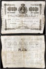 1865. Banco Español Filipino de Isabel II. 10 pesos fuertes. (Ed. F1) (Ed. 1) (Filabo 1FL, mismo ejemplar fotografiado, error fecha descripción) (Pick...
