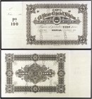 1904. Manila. Banco Español Filipino. 100 pesos. (Ed. F21m) (Ed. 21M) (Filabo 20FLm) (Pick. A35). 1 de enero. Muestra sin firmas, sin numerar, con mat...